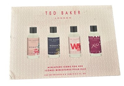Ted Baker Mini Perfume Gift Set for Her Eau de Toilette Collection 4 x 0.5 fl oz