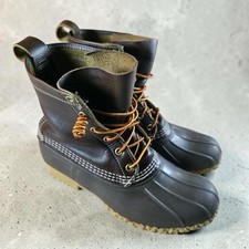 Vintage L.L. Bean Maine Hunting Shoe Waterproof Duck Boots Mens 7 / Womens 8.5