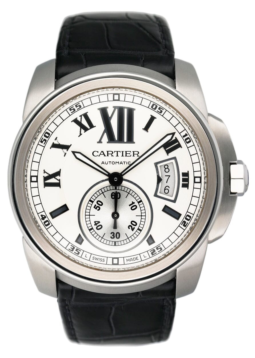 Cartier Calibre Large Men's Steel Watch W7100015-image