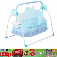 Bluetooth  USB Baby Cradle Swing with Auto-Swing Motions  Music