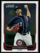 2012 Bowman Chrome #61 Gio Gonzalez