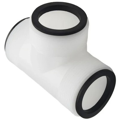 Pool Pump Hose Tee T-Joint Connector For Intex 1.5 Pool Pump Hose W/ Gaskets