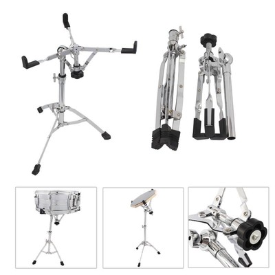 Snare Drum Stand Chrome Plating Hardware Percussion Holder Mount Adapter