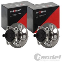 2X Maxgear RADLAGER-SATZ Hinten Passend FÜR Toyota Auris Corolla Links+Rechts