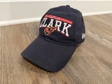 Caitlin Clark Indiana Fever Hat New Era 9Twenty  Strapback Cap Black WNBPA NWT