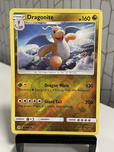 Dragonite 96/149 Sole e Luna 2017 Reverse Holo Rara Carta Pokemon TCG