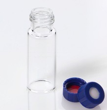 2ml Auto-Sampler Vials 9-425 Clear Glass Bottles Screw Top HPlC Septa Caps 100Pk