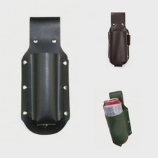 PU Leather Bottle Holder Belt Clip Beer Can Holster Waist Outdoor Travel Bags UK