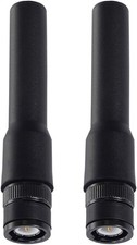 Versatile 2-Pack BNC Male Antenna for Handheld Radios - 20MHz to 1300MHz