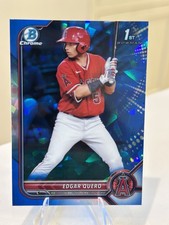 2022 Bowman Sapphire Edition Chrome Prospects Edgar Quero #BCP-123