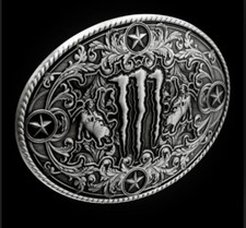 MONSTER ENERGY X MORGAN WALLEN BRAND NEW IN BOX BELT BUCKLE!!!