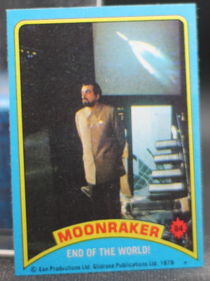 1979 Topps James Bond's Moonraker  (EX+) #84 - ''End of the World''