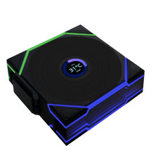 Lian Li UNI Fan TL LCD Wireless 120-Single Pack Reverse Blade -2.4 GHz Wireless