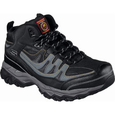 Skechers Work Men's Holdredge Rebem Steel Toe Work Boot Black, Choose Size