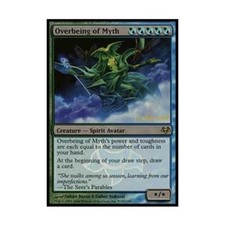 WOTC MtG Prerelease Promos Overbeing of Myth (P) (Foil) EX