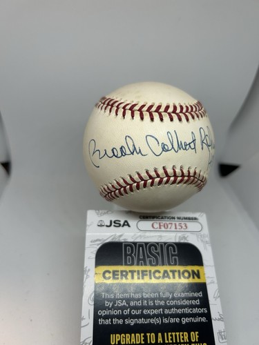Brooks Robinson Signed Baseball JSA Certified Autograph Full Name HOF Inscribed - Picture 2 of 6