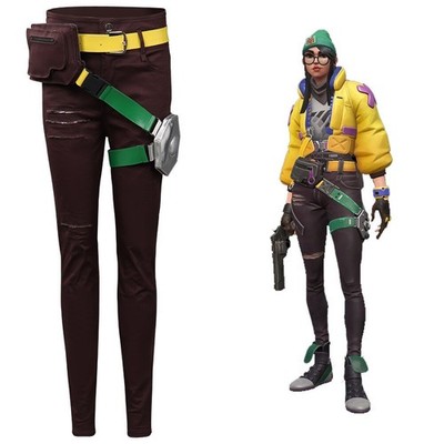 VALORANT Killjoy Costume Pants Belt Outfits Halloween Carnival Party Suit