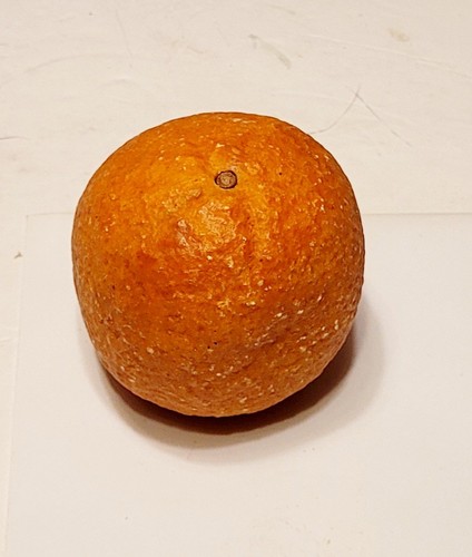 Piedra de alabastro italiana vintage fruta naranja y limón 2 piezas - Imagen 2 de 9