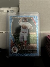 2021 Prizm Draft Pick Teal Velocity Cole Barr
