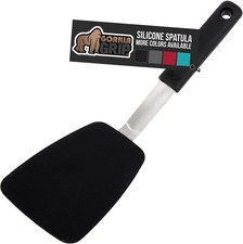 GORILLA GRIP Food Grade Flexible Silicone Spatula, Heat Resistant Head for Nonst
