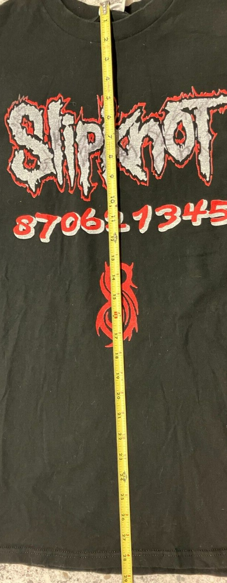 Original 2001 Slipknot Pledge Of Allegiance Tour Shirt XL In Great