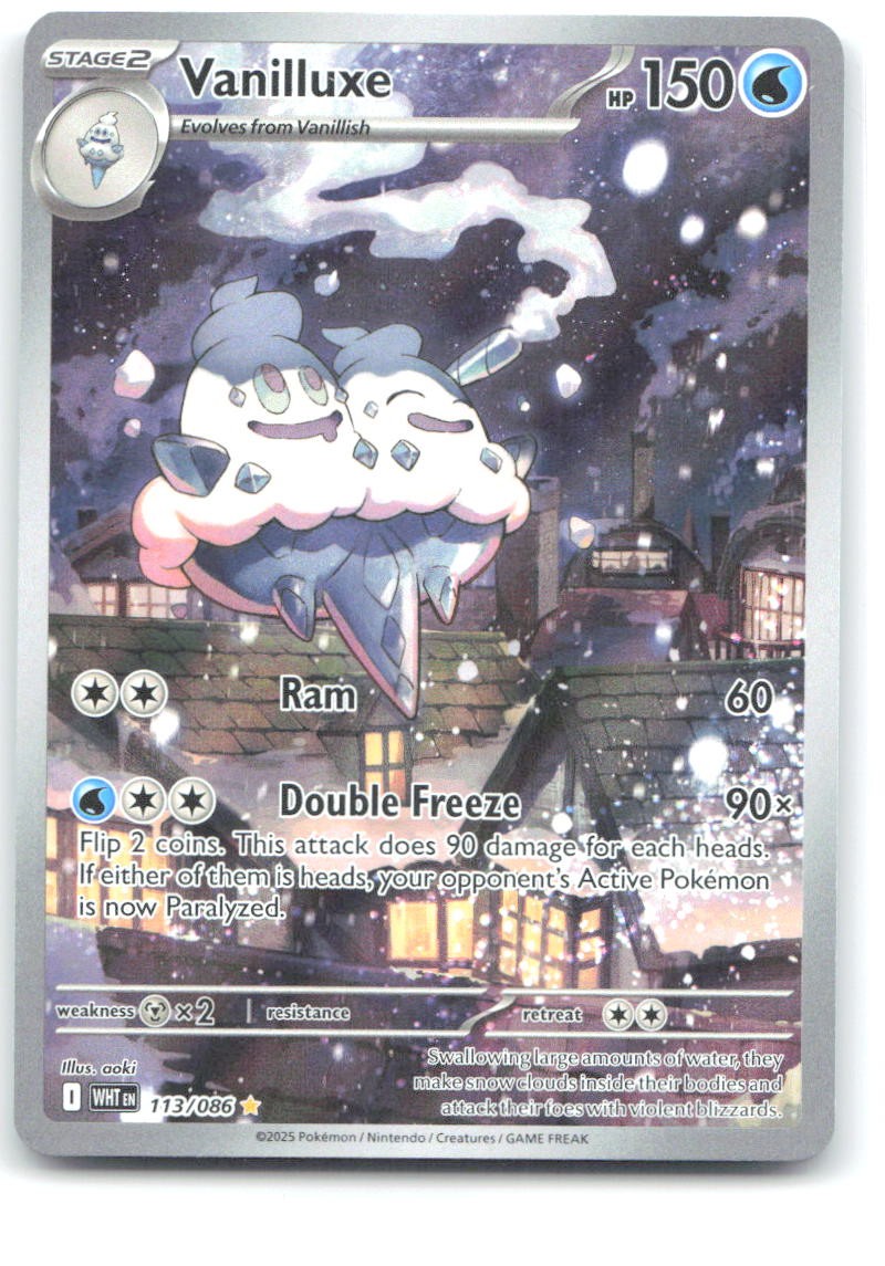 Vanilluxe Holo Illustration Rare SV: White Flare 113/086 NM aoki