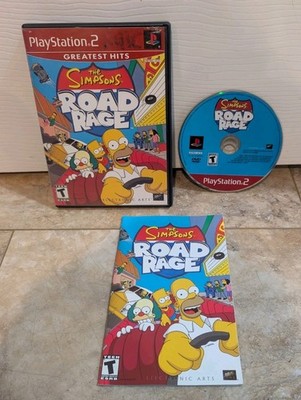 Simpsons Road Rage (Sony PlayStation 2, 2001) PS2 CIB