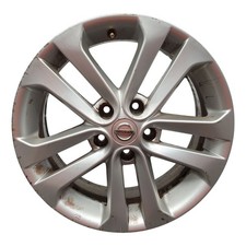 Nissan Juke F15 2012 7j 17 inch Alloy Wheel 5 Split Spoke Silver D03001KK2A