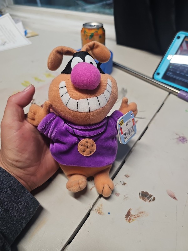 General Mills Breakfast Pals Chip The Cookie Hound 8" plush toy 1998 VINTAGE! 