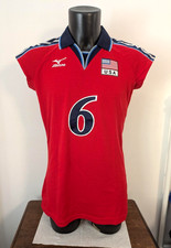 maglia USA VOLLEY WOMAN #6 match worn shirt anni 2000 N0 italia japan russia