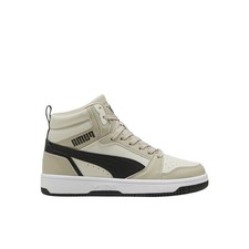 PUMA Rebound V6 Mid High Top Youth Boys Beige Sneakers Casual Shoes 39383130