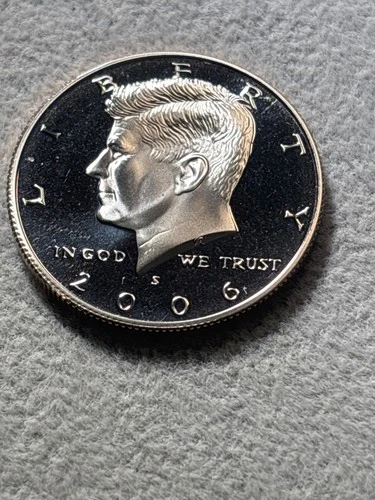 2006-S Kennedy Half Dollar Silver Proof Deep Cameo Mirror Finish US Coin