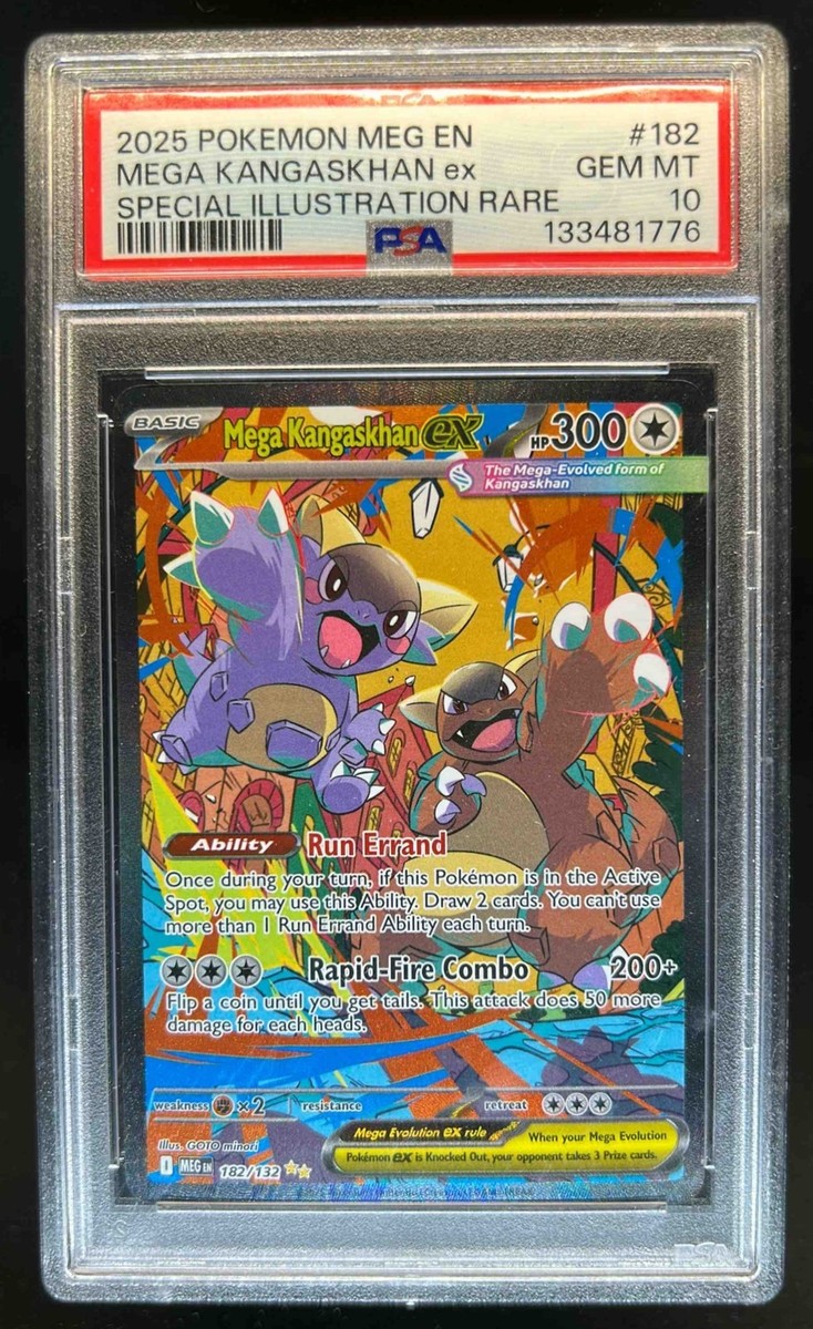 2025 Pokemon Mega Kangaskhan ex Special Illustration Rare #182/132
