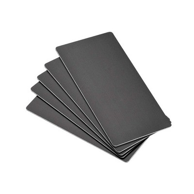 uxcell Blank Metal Card 80x40x0.8mm Anodized Aluminum Plate for DIY Laser Printi