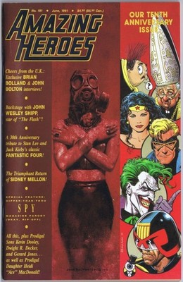 AMAZING HEROES # 191 US Fanzine 1991 Brian Bolland John Bolton HI-GRADE