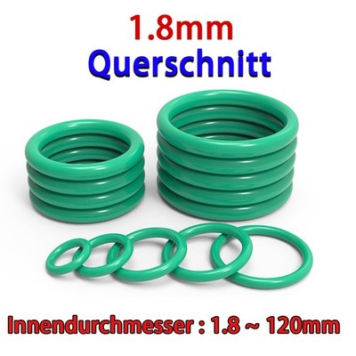 O-ring seal sealing ring Oring all sizes FKM70 ShoreA cord thickness 1.8 mm