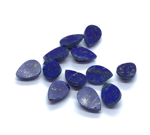 Natural Lapis Lazuli Pear Rose Cut AAA Loose Gemstone For All Making Jewelry - Picture 15 of 15