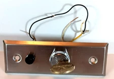 Medeco On-Off Key Switch Lock, Momentary (Spring Return), Single Pole w/ 1 Key