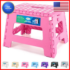 Dyforce Folding Step Stool 9 Inch Kids Step Stool Heavy Duty Step Stools For