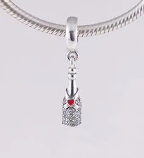 Sparkling Wine Bottle Pandora Charm Christmas Thanksgiving Gathering Party
