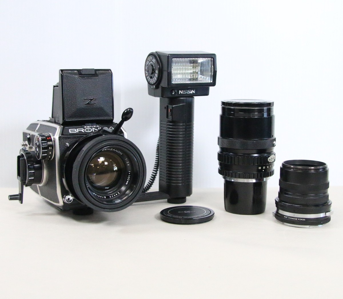 フィルムカメラ ZENZA BRONICA EC Zenza Bronica EC-TL 6x6 Medium Format Camera Bundle With Lenses +