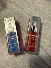 Olay Niacinamide 24 Fragrance Free Day Serum 40ml & Hyaluronic 24 Day Serum 40Ml