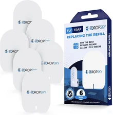 DropSky Flying Insect Trap Refill- Plug in Bug Catcher Indoor Refills, Indoor