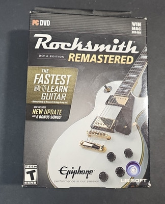 New Open Box Rocksmith 2014 Standard Edition Remastered with Cable - PC & Mac