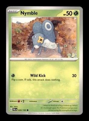 Nymble Common SV02: Paldea Evolved 020/193 NM