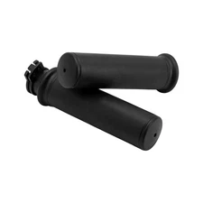 More Thicker All Black 25mm Hand Grips For Honda CX500 CX500D CX650T Hawk 400	