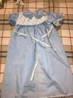 Vintage Cabbage Patch Kids/Doll Clothes Blue Preemie Gown