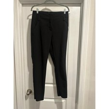 Black Career Dress Pants Stretch Office Business Casual Trousers