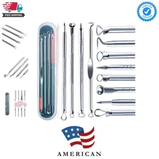 Luxury Blackhead Remover Kit - 4 Piece Stainless Steel Acne Extraction Tools