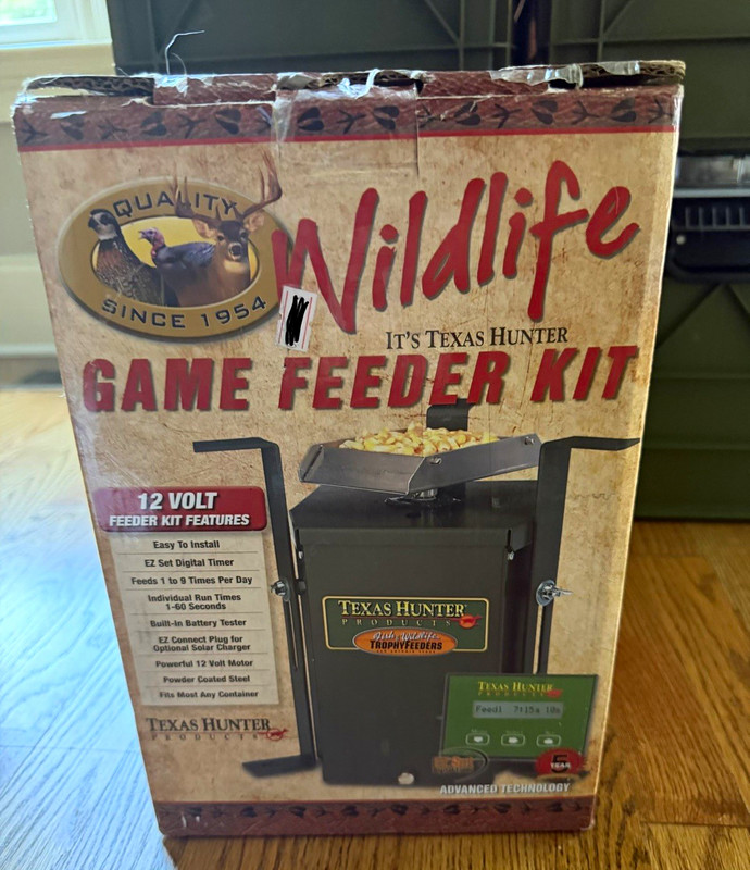 Texas Hunter Game Feeder Kit, 12 Volt Digital Timer